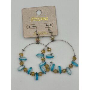 Pair Pierced Dangle Drop Earrings Prizma New Original Tag